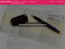 Tablet Screenshot of coin-conseils.com
